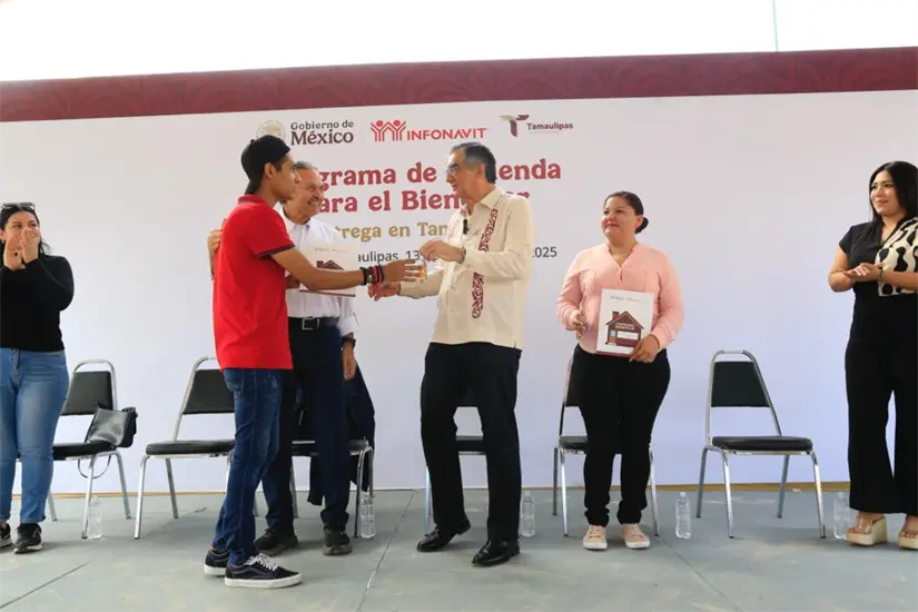 Entrega de casas Foto: Gobierno de Tamaulipas