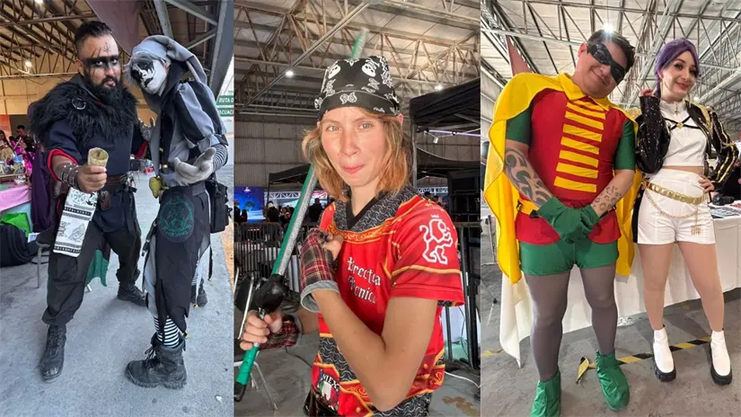 imagen recuadro Cosplayers en la primera Edición de la Expo Gamer Pro Fosfo Experience Foto: POSTAMX