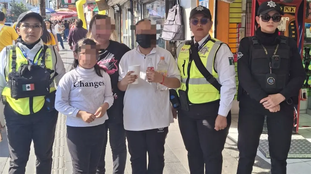 Localizan a menores extraviadas en el centro de Monterrey durante compras decembrinas