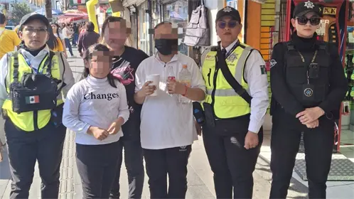 Localizan a menores extraviadas en el centro de Monterrey durante compras decembrinas