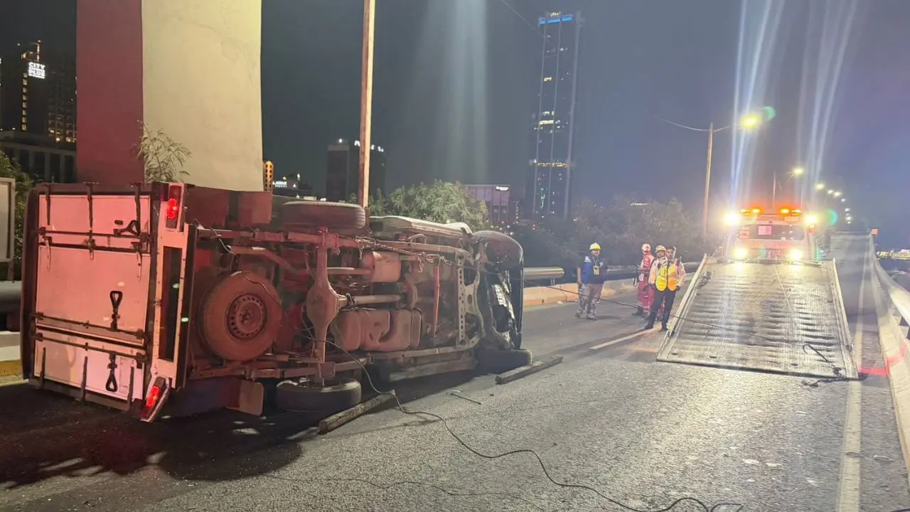 Accidente vial registrado en la avenida Morones Prieto Foto: PCNL