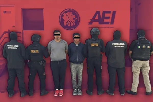 Detienen a dos durante despliegue policial en El Carmen, Nuevo León Detienen a dos durante despliegue policial en El Carmen, Nuevo León