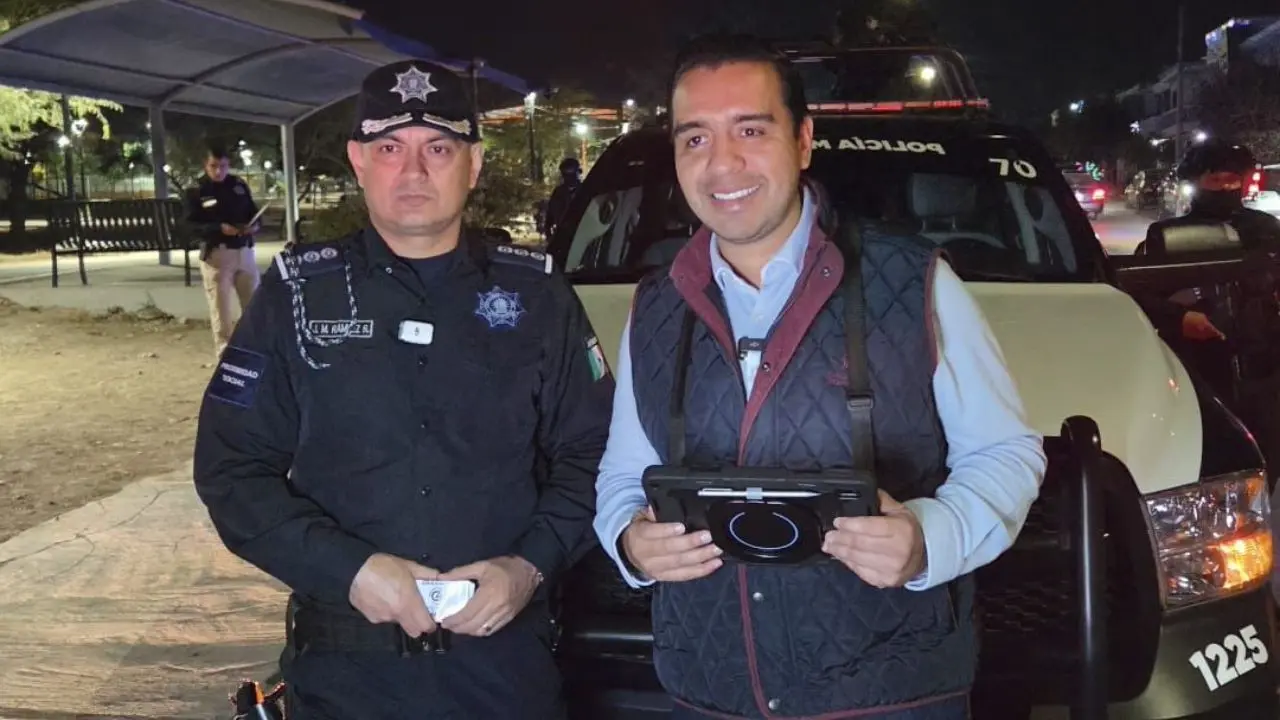 El operativo fue encabezado por el Alcalde Jesús Nava Rivera Foto: Gobierno de Santa Catarina