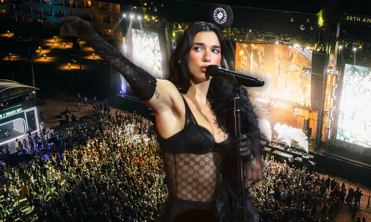 Dua Lipa causó sensación en redes con su presentación en una posada en Cancún Foto: Power Home Remodeling/Dua Lipa