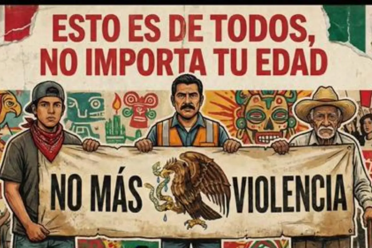 Ahora nos toca a nosotros: La respuesta de la Gen Z tras el mitin en el Zócalo. Foto: X @GARCIPAVON