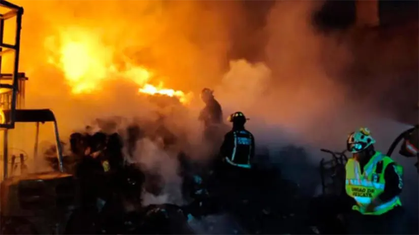 imagen recuadro Las autoridades confirmaron que no se registraron lesionados durante el siniestro. Foto: digitalmex.mx