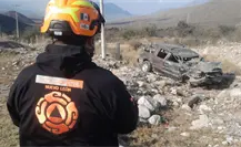 Muere joven tras volcadura en la carretera Monterrey - Saltillo en García Muere joven tras volcadura en la carretera Monterrey - Saltillo en García