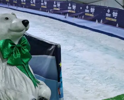 Suspenden pista de hielo y otros eventos navideños en Mérida por la lluvia, reprograman actividades