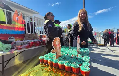 Policías de Saltillo celebran posadas con niños y niñas de colonias