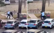 VIDEO | Hombre desarma a responsable de ataque terrorista que dejó 12 muertos en comunidad judía de Australia VIDEO | Hombre desarma a responsable de ataque terrorista que dejó 12 muertos en comunidad judía de Australia