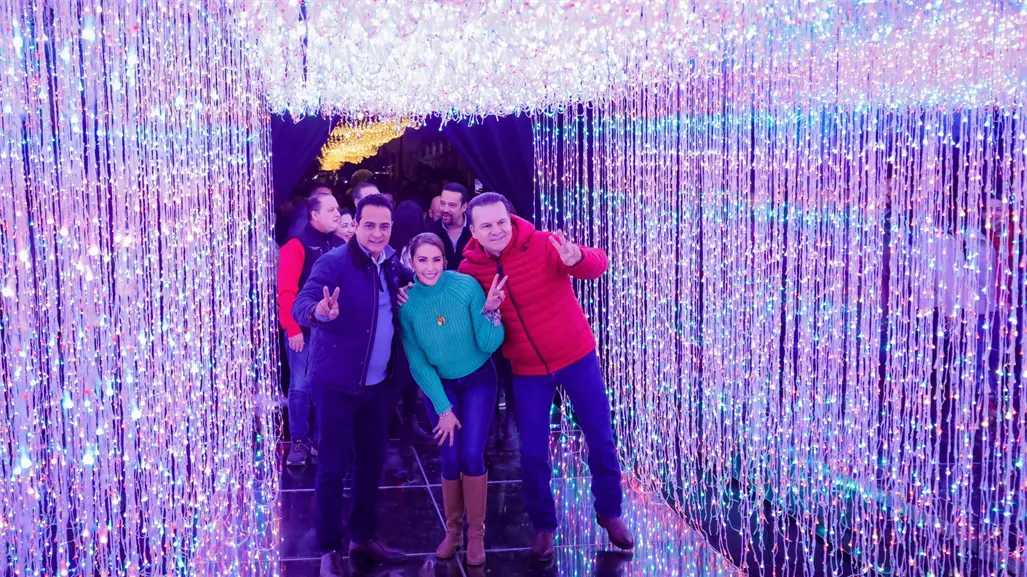 El alumbrado navideño de Durango tiene un túnel de luces ideal para tu foto y está en este lugar