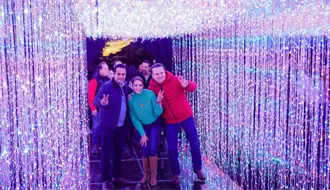 El alumbrado navideño de Durango tiene un túnel de luces ideal para tu foto y está en este lugar