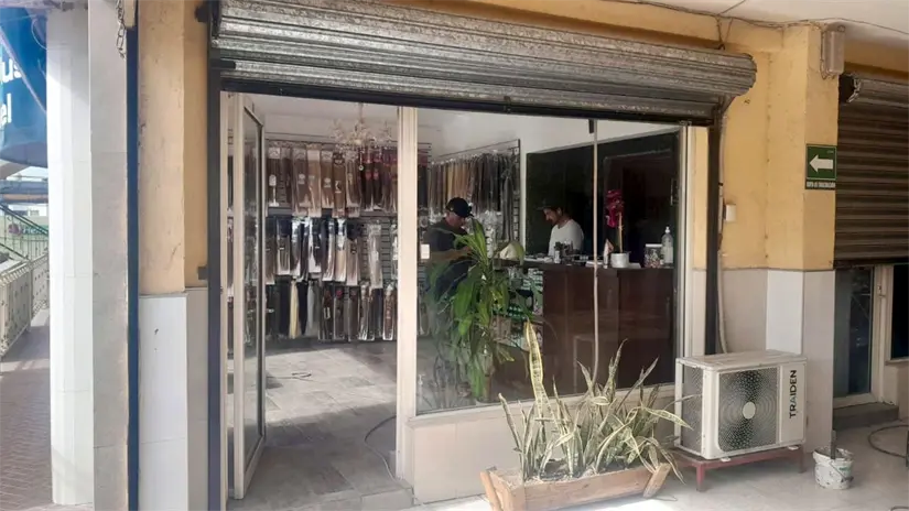 imagen recuadro El negocio que sufrió el asalto estaba ubicado en la colonia Cerro Azul en Guadalupe. Foto: Policía de Guadalupe.