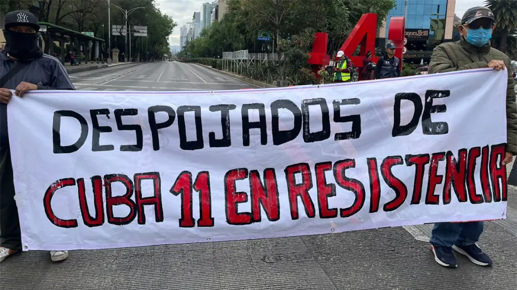 Familias desalojadas de República de Cuba 11 exigen expropiación del predio en el Centro Histórico, CDMX