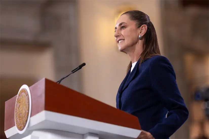 imagen recuadro Las negociaciones entre México y Estados Unidos por el Tratado de Aguas de 1944, surgieron luego de que Donald Trump amenazara con imponer un arancel del 5%. Foto: Presidencia de la República