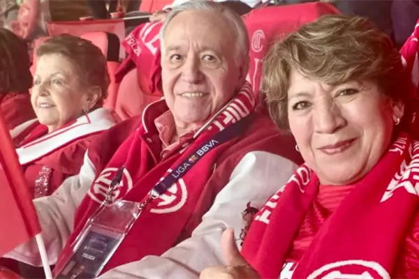 Delfina G&oacute;mez felicita a Toluca tras ganar la Liga MX y celebra su hist&oacute;rico bicampeonato