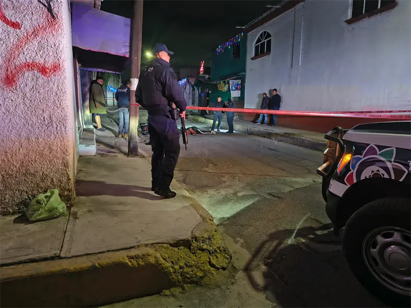 imagen recuadro Elementos de seguridad resguardando la zona. Foto: Especial