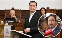 Javier Díaz resalta avances en seguridad tras informe del fiscal de Coahuila, Federico Fernández Javier Díaz resalta avances en seguridad tras informe del fiscal de Coahuila, Federico Fernández