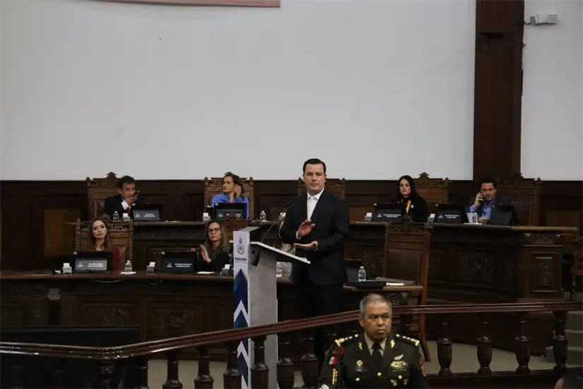 imagen recuadro Fiscal rinde informe de resultados en el Congreso de Coahuila / Foto: Abdiel Carrillo