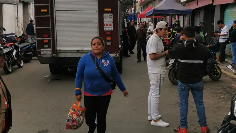 imagen recuadro Zona de incendio en CDMX. Foto: Luis Antonio Alfaro