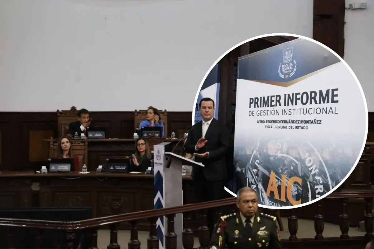 Fiscal de Coahuila rinde informe de gestión institucional en el Congreso del Estado / Fotos: Abdiel Carrillo | Canva