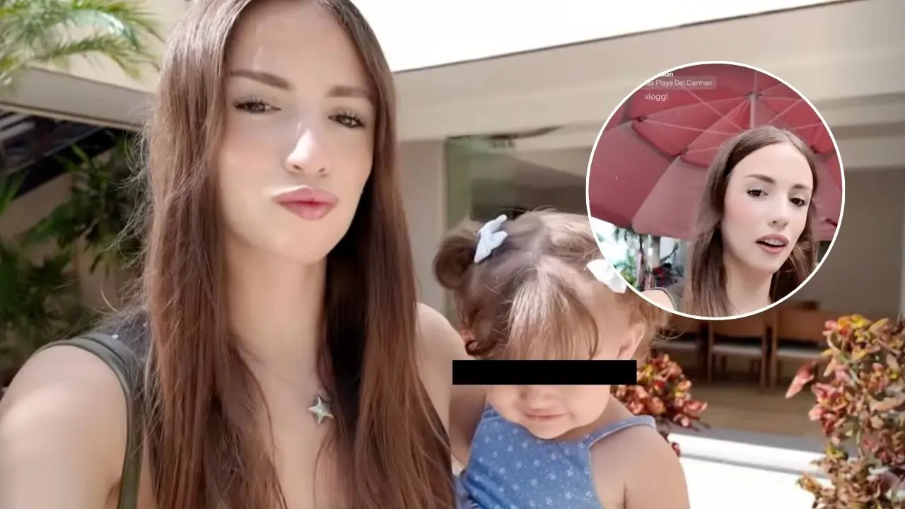 La influencer Marianne Gonzaga aparece junto a su hija Emma en un complejo de apartamentos de Playa del Carmen.- Fuente Instagram @marianne_rc
