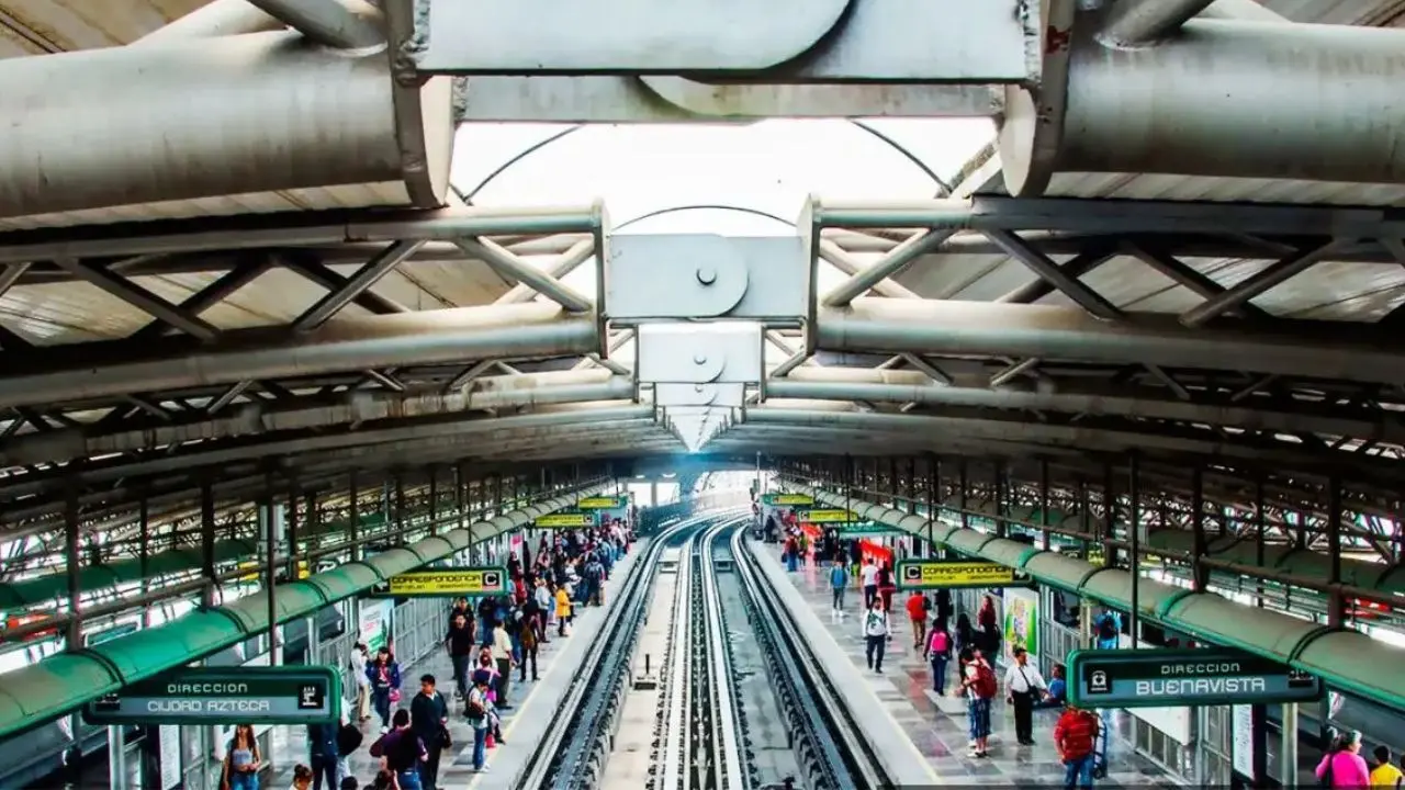 Instalaciones de estación de la Línea B del STC Metro CDMX. Foto: X (@MetroCDMX)