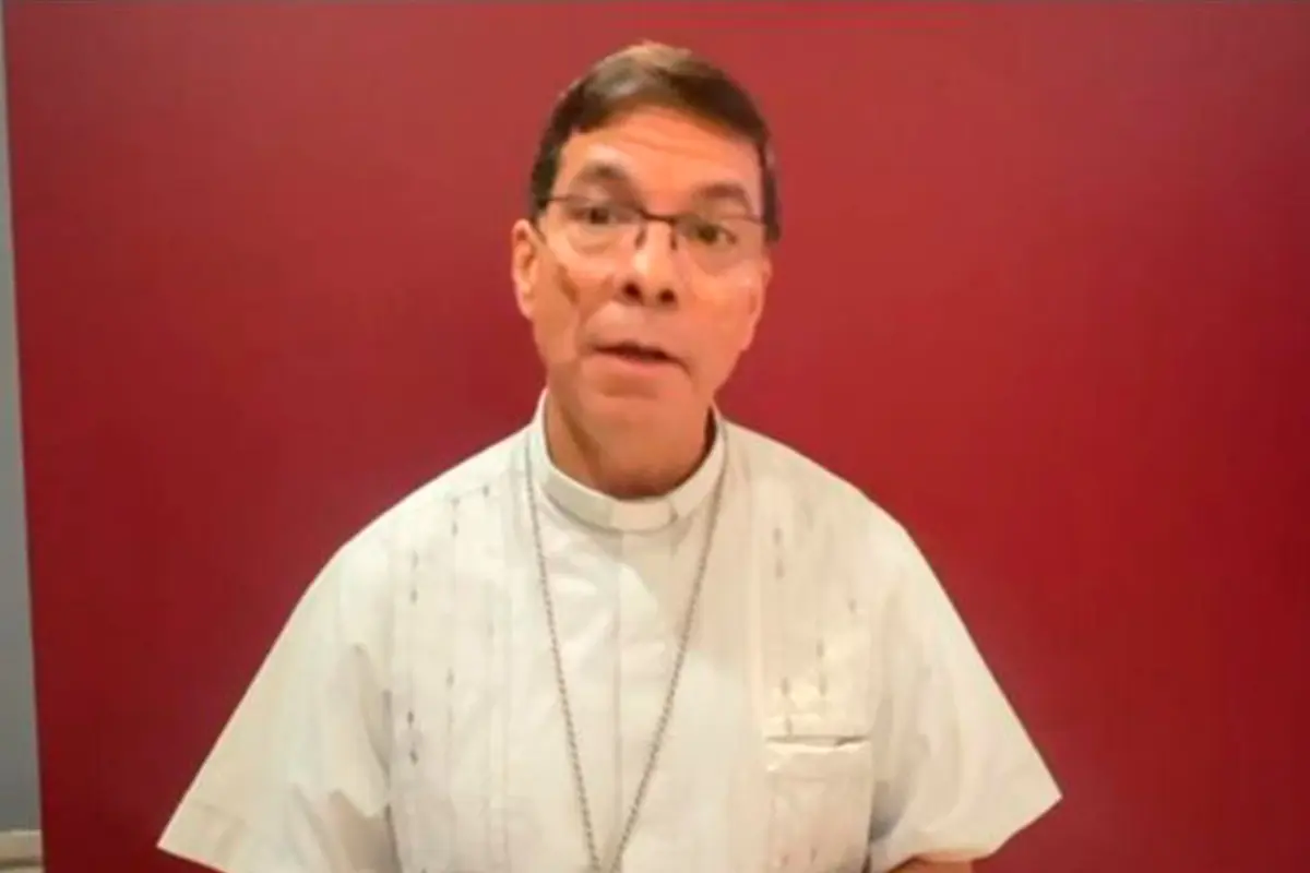 Obispo coadjutor de La Paz, Miguel Ángel Espinoza Garza. Foto: Rocío Casas.