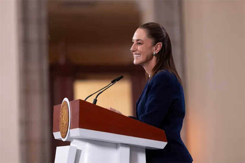 imagen recuadro La presidenta sostuvo una conversación telefónica con el sumo pontífice durante el Día de la Virgen de Guadalupe. Foto: Presidencia de la República