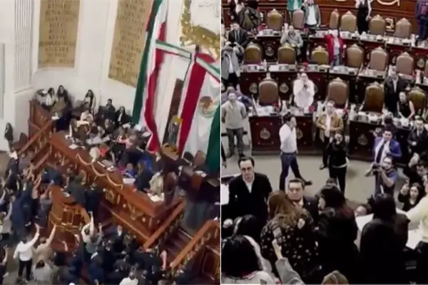 VIDEO | Diputadas de CDMX protagonizan pelea al discutir eliminación del Instituto de Transparencia VIDEO | Diputadas de CDMX protagonizan pelea al discutir eliminación del Instituto de Transparencia