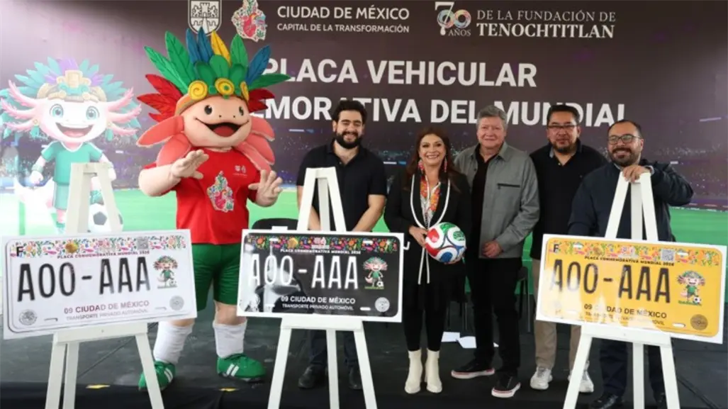 Placas conmemorativas del Mundial 2026 en CDMX: ¿quién puede realizar el trámite?