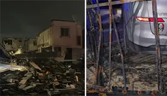 VIDEO I Vecino muestra el hueco por el que escapó tras la explosión en Pesquería