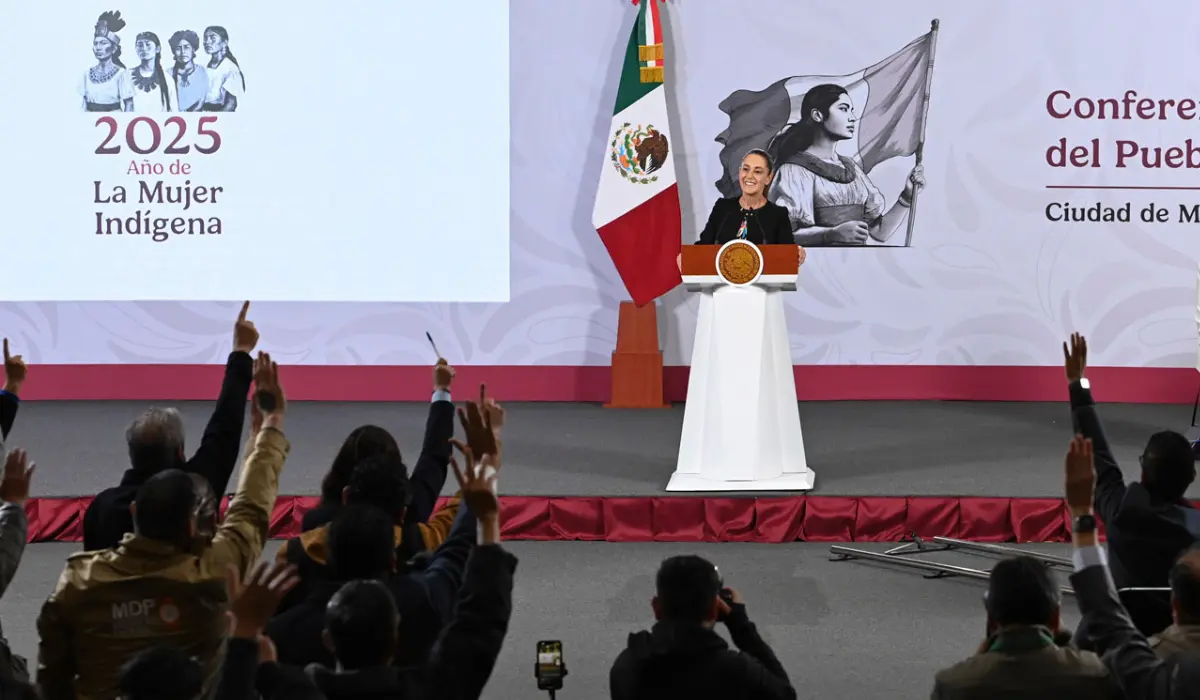 Claudia Sheinbaum en conferencia de prensa del 11 de diciembre. Foto: Presidencia de la República