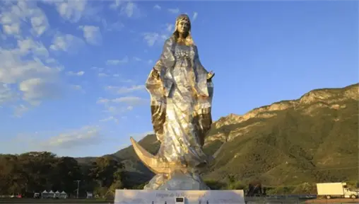 7 datos de la Virgen gigante del Chorrito Tamaulipas 7 datos de la Virgen gigante del Chorrito Tamaulipas