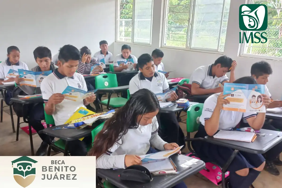 Beca Benito Juárez: ¿Cuál es el beneficio adicional para los estudiantes de este programa? Foto: FB Plantel Emsad 322 Emiliano Zapata Salazar | Gobierno de México | Canva