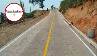 Este avance reporta la SICT en caminos artesanales de este municipio de Durango