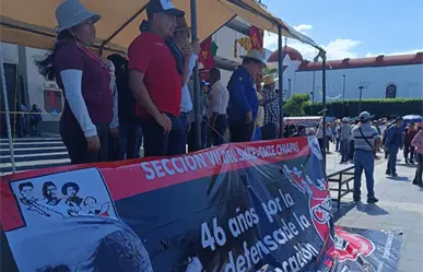 Maestros de Chiapas amenazan con seguir en paro durante el Mundial 2026