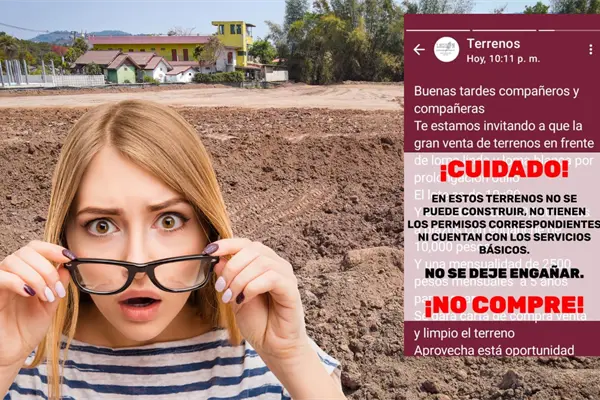 Alertan en Saltillo por venta irregular de terrenos en la prolongación Otilio González Alertan en Saltillo por venta irregular de terrenos en la prolongación Otilio González