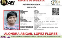 Desaparece Alondra Abigail, de 17 años, en la colonia 18 de Febrero en Monterrey