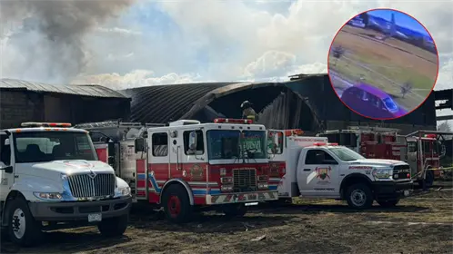 VIDEO | Revelan nueva grabación del momento exacto en que avioneta cayó en Toluca VIDEO | Revelan nueva grabación del momento exacto en que avioneta cayó en Toluca