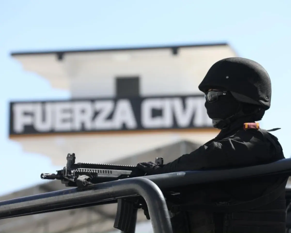 El operativo para la detención del grupo criminal en San Nicolás de los Garza fue a cargo de Fuerza Civil. Foto: Fuerza Civil.