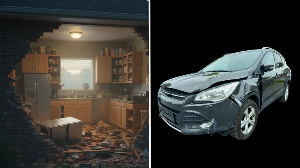 VIDEO | Camioneta se impacta contra vivienda en Ecatepec y termina dentro de la cocina