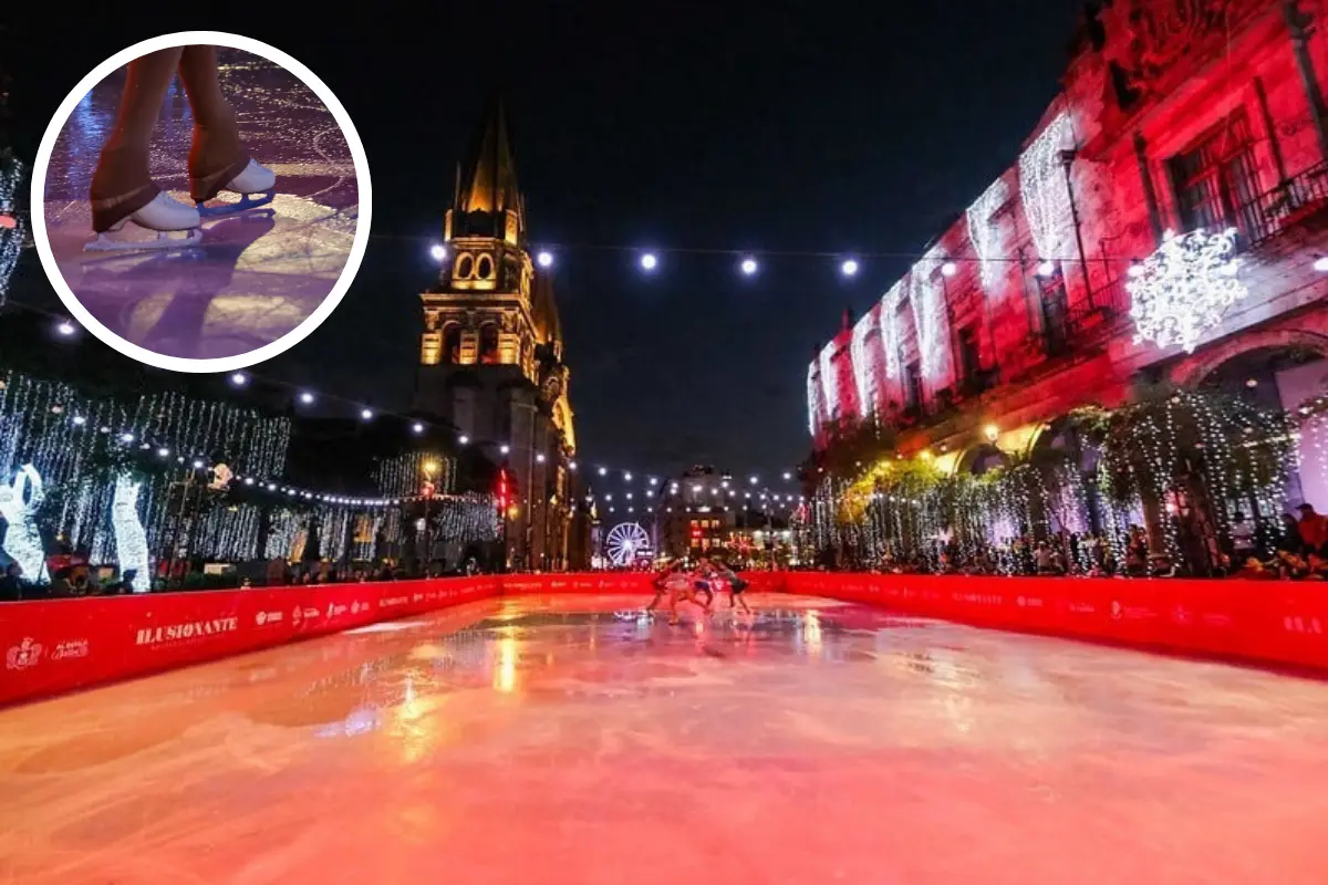 Festival Ilusionante 2025: ¿Hasta cuándo estará la pista de hielo en Guadalajara y en qué horario? Foto: Gobierno de Jalisco | Canva