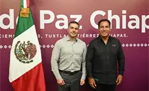 Omar García Harfuch visita Chiapas para asistir a Mesa de Paz con Eduardo Ramírez