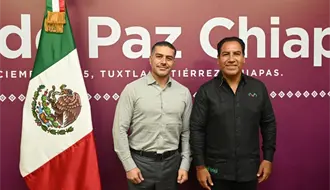 Omar García Harfuch visita Chiapas para asistir a Mesa de Paz con Eduardo Ramírez