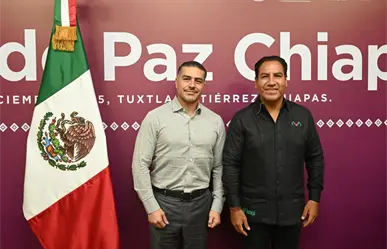 Omar Garc&iacute;a Harfuch visita Chiapas para asistir a Mesa de Paz con Eduardo Ram&iacute;rez