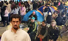 Así acampan los fans de Bad Bunny afuera del Estadio GNP para verlo de cerca Así acampan los fans de Bad Bunny afuera del Estadio GNP para verlo de cerca