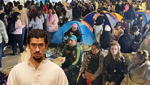 Así acampan los fans de Bad Bunny afuera del Estadio GNP para verlo de cerca Así acampan los fans de Bad Bunny afuera del Estadio GNP para verlo de cerca