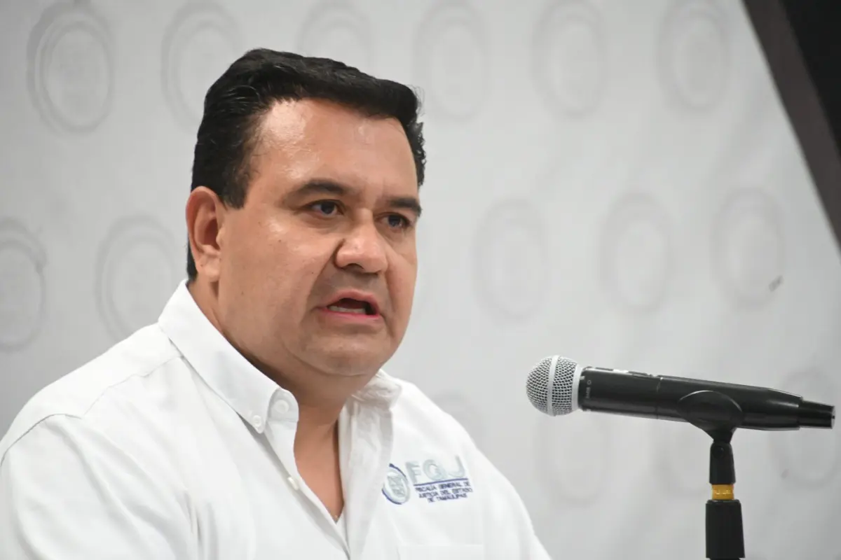 Irving Barrios Mojica concluyó hoy su ciclo al frente de la Fiscalía de Tamaulipas. Foto: Carlos García