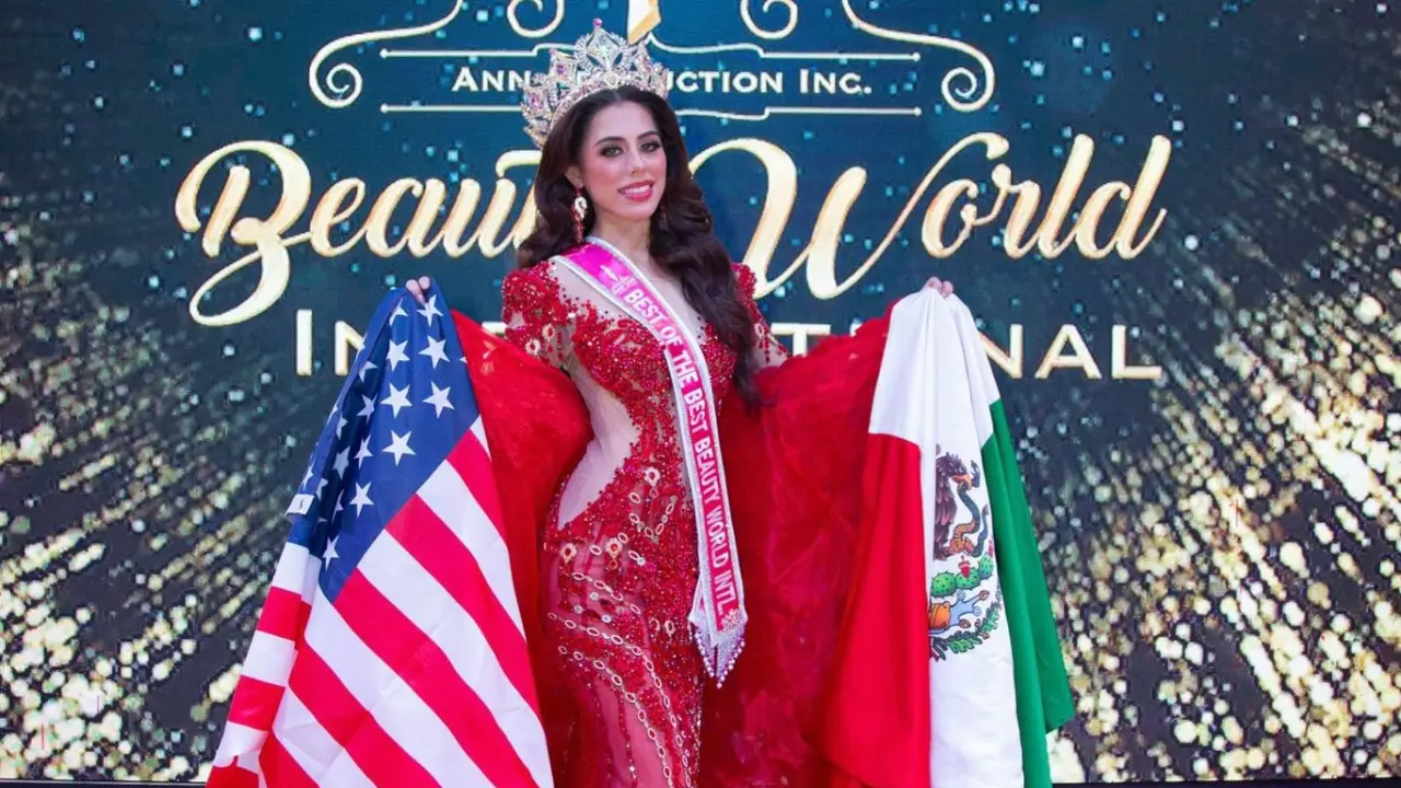 Julieta Contreras destaca por su liderazgo y su visión como mujer en el certamen de belleza Miss Beauty World | Foto: Miss Beauty World